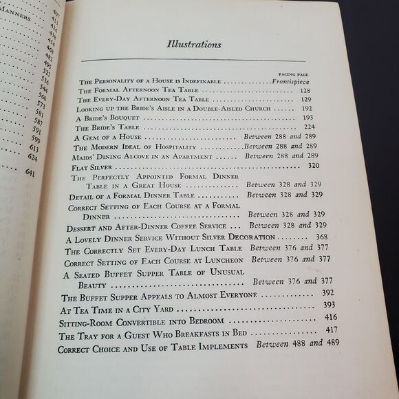 Etiquette by Emily Post : The Blue Book of Social Usage, Hardcover No DJ, 1945 - Picture 7 of 16